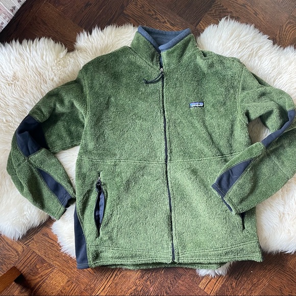 Patagonia Other - Vintage 1998 90s Patagonia Polartec Fleece full zip Regulator Jacket in Green